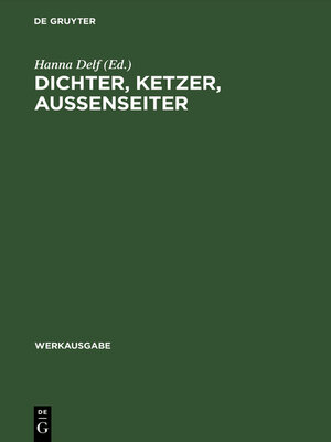 cover image of Dichter, Ketzer, Aussenseiter